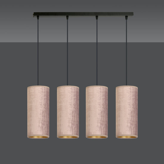 Emibig Emibig Rebild 4 cilindros gran lámpara colgante rosa 4x E27 - Ideal para crear un ambiente acogedor