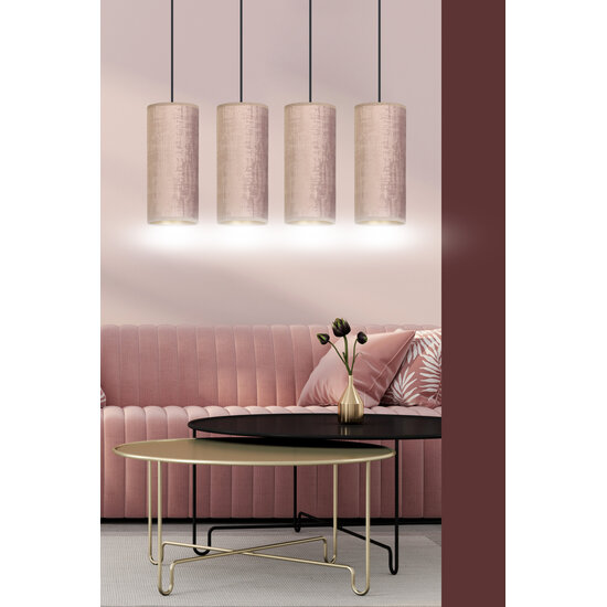 Emibig Emibig Rebild 4 cilindros gran lámpara colgante rosa 4x E27 - Ideal para crear un ambiente acogedor