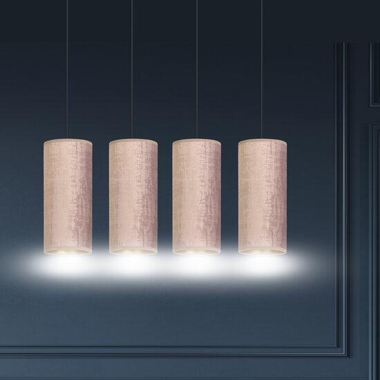 Emibig Emibig Rebild 4 cylinders large hanging lamp pink 4x E27 - Ideal for creating a cozy atmosphere