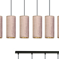 Emibig Emibig Rebild 6 tubos lámpara colgante XXL rosa 6x E27 - Ideal para crear una atmósfera acogedora