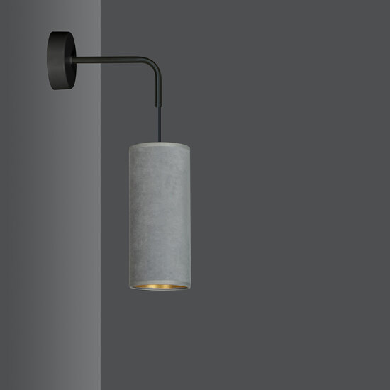 Emibig Emibig Aplique de pared Nordfyn gris 1x E27 diseño acabado - Ideal para una iluminación moderna y elegante