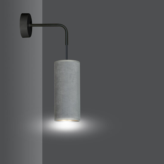 Emibig Emibig Nordfyn grijze wandlamp 1x E27 design afgewerkt - Perfect voor sfeervolle verlichting