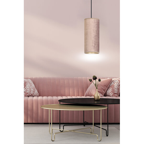 Emibig Emibig Rebild zartrosa Einzylinder-Hängelampe E27 - Ideal für eine gemütliche Atmosphäre