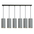 Emibig Emibig Nordfyn 6 tubos lámpara colgante XXL gris 6x E27 - Ilumina tu espacio con estilo