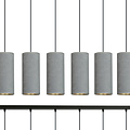 Emibig Emibig Nordfyn 6 tubos lámpara colgante XXL gris 6x E27 - Ilumina tu espacio con estilo