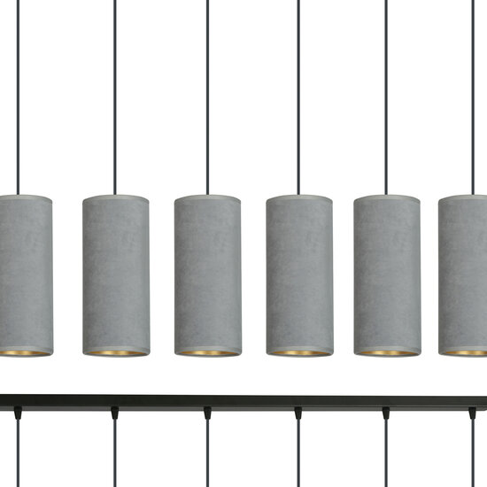Emibig Emibig Nordfyn 6 kokers XXL hanglamp grijs 6x E27 - Creëer sfeer in uw woning