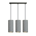 Emibig Emibig Nordfyn 3 cylindres lampe suspendue moyenne grise 3x E27 - Éclairage parfait pour chaque espace