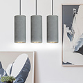 Emibig Emibig Nordfyn 3 cylindres lampe suspendue moyenne grise 3x E27 - Éclairage parfait pour chaque espace