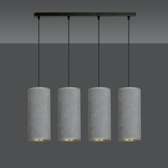 Emibig Emibig Nordfyn lámpara colgante grande gris 4x E27 - Iluminación ideal para espacios modernos