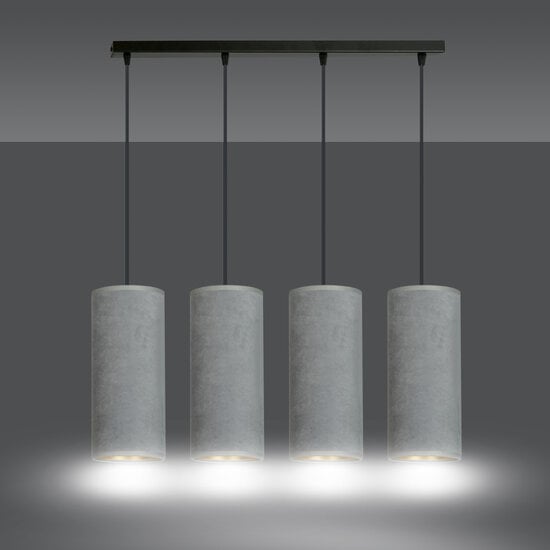Emibig Emibig Nordfyn 4 cylinders large hanging lamp gray 4x E27 - Ideal lighting for modern spaces