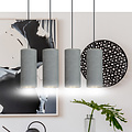 Emibig Emibig Nordfyn lámpara colgante grande gris 4x E27 - Iluminación ideal para espacios modernos