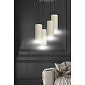 Emibig Emibig Nyborg grote ronde pendellamp met 4 witte kokers 4x E27 - Perfect voor moderne interieurs