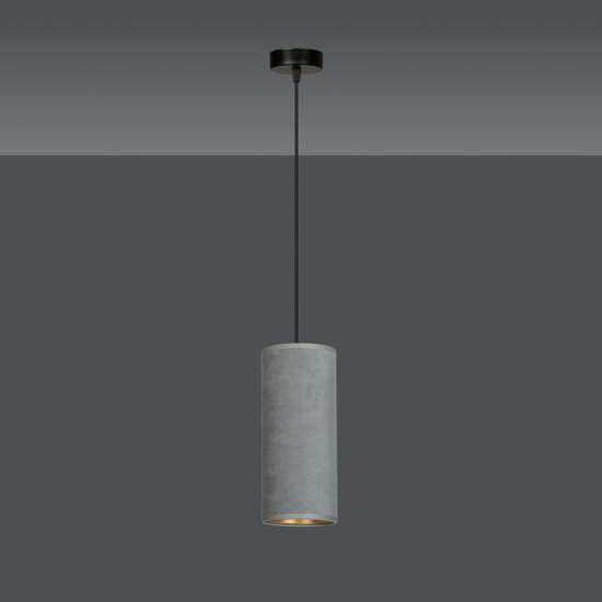 Emibig Emibig Nordfyn lampe suspendue à cylindre unique gris doux E27 - Idéale pour embellir votre espace de vie