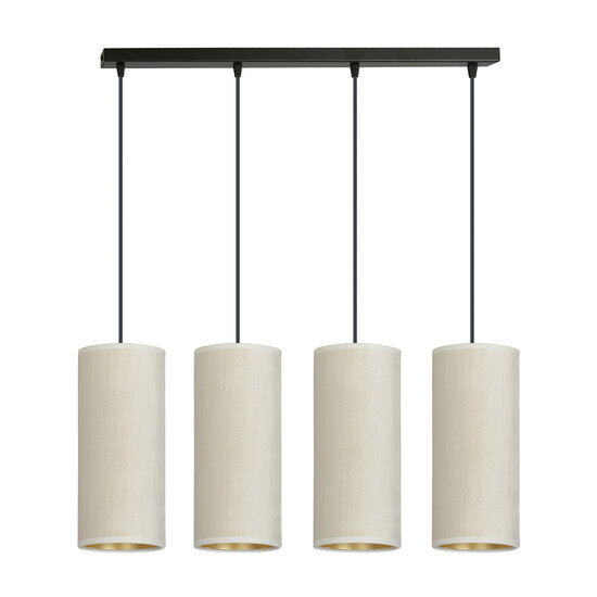 Emibig Emibig Nyborg 4 cylindres grande lampe suspendue blanche 4x E27 - Éclairage idéal pour votre espace de vie