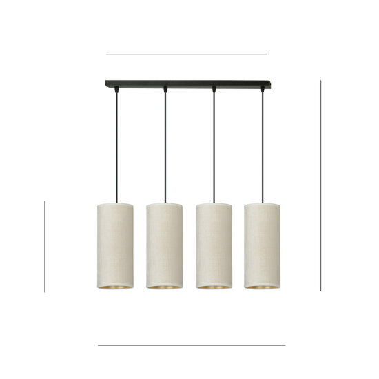 Emibig Emibig Nyborg 4 cylinders large hanging lamp white 4x E27 - Ideal lighting for your living space