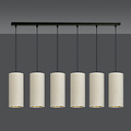 Emibig Emibig Nyborg 6 tubes XXL hanging lamp white 6x E27 - Ideal lighting for modern spaces