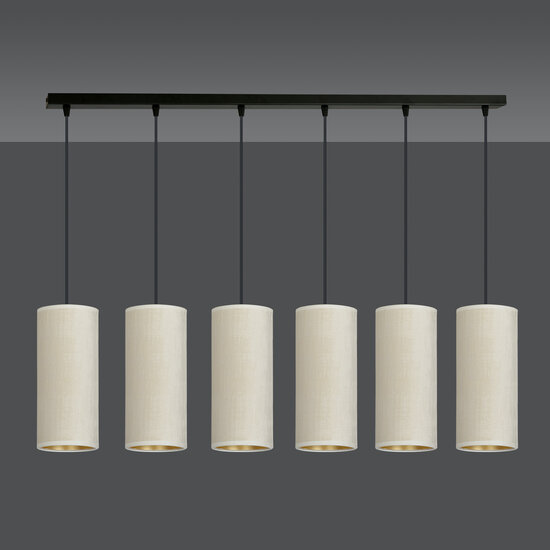 Emibig Emibig Nyborg 6 tubos lámpara colgante XXL blanca 6x E27 - Iluminación ideal para espacios modernos