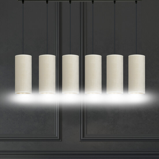 Emibig Emibig Nyborg 6 tubes XXL hanging lamp white 6x E27 - Ideal lighting for modern spaces