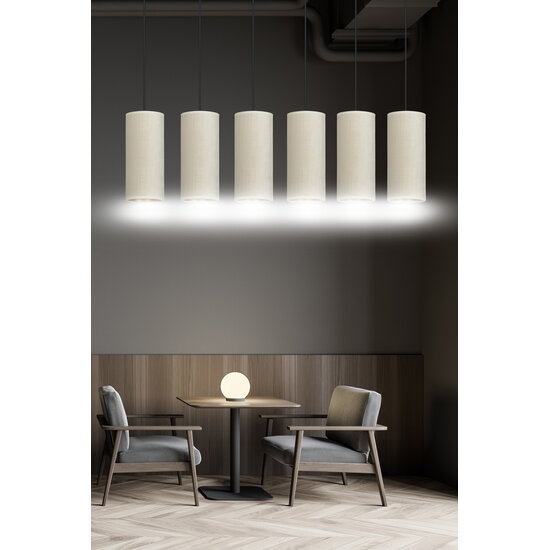 Emibig Emibig Nyborg 6 kokers XXL hanglamp wit 6x E27 - Perfecte verlichting voor elke ruimte