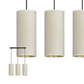 Emibig Emibig Nyborg 3 cylindres lampe suspendue moyenne blanche 3x E27 - Idéale pour les intérieurs modernes