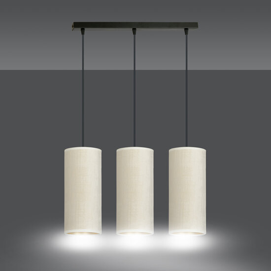 Emibig Emibig Nyborg 3 cylindres lampe suspendue moyenne blanche 3x E27 - Idéale pour les intérieurs modernes