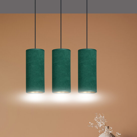 Emibig Emibig Odsherred 3 cylinders medium hanging lamp green 3x E27 - Ideal lighting for modern interiors