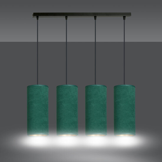 Emibig Emibig Odsherred lámpara colgante grande verde 4x E27 - Ideal para un diseño interior elegante