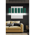 Emibig Emibig Odsherred 6 tubes XXL hanging lamp green 6x E27 - Ideal for stylish lighting in any room