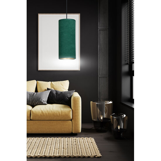 Emibig Emibig Odsherred lampe suspendue cylindrique verte E27 - Idéale pour un éclairage élégant