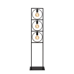 LUCIDE SUUS - Vloerlamp - 3xE27 - Zwart