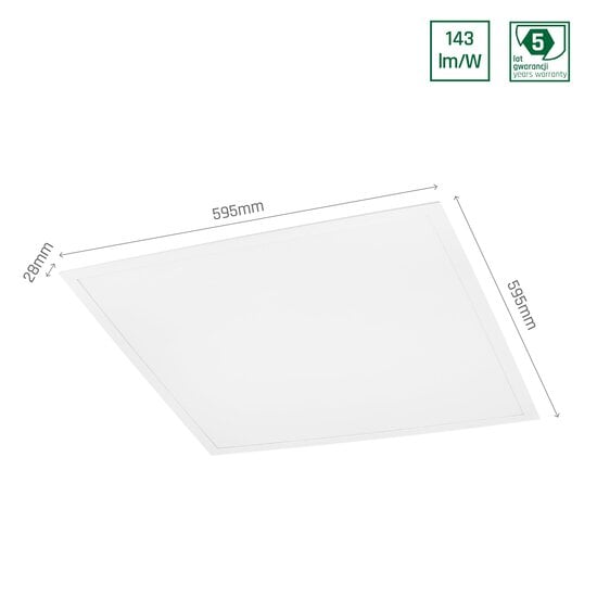 Spectrum LED Spectrum LED ALGINE PANEL BACKLIGHT 30W NW 230V 120DEG - Ideal lighting for any space