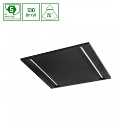 Spectrum LED ALGINE LINE LED 230V 44W 120LM/W IP20 600X600MM NW CEILING PANEL BLACK