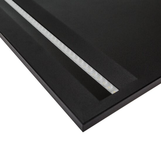 Spectrum LED Spectrum LED ALGINE LINE LED 230V 44W 120LM/W IP20 600X600MM NW CEILING PANEL BLACK - Perfekte Beleuchtung für jeden Raum