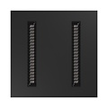Spectrum LED Spectrum LED ALGINE DOPPIO PANEL 40W NW 230V 80DEG IP20 600X600X35 BLACK - Perfekte Beleuchtung für jeden Raum