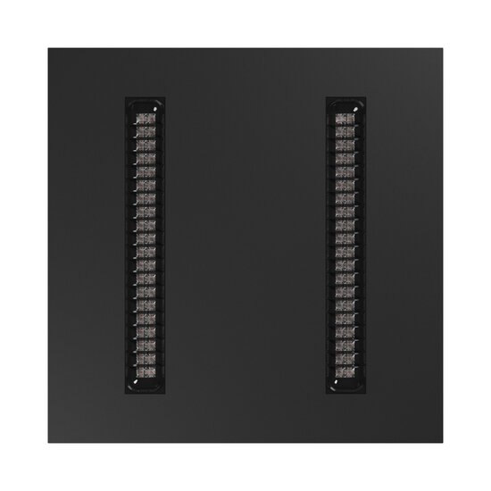 Spectrum LED Spectrum LED ALGINE DOPPIO PANEL 40W NW 230V 80DEG IP20 600X600X35 BLACK - Perfekte Beleuchtung für jeden Raum
