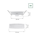 Spectrum LED Spectrum LED ALGINE 2IN1 SURFACE-RECESSED DOWNLIGHT 6W 560LM NW 230V IP20 ROUND - Ideale Beleuchtungslösung für jeden Raum