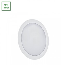 Spectrum LED ALGINE 2IN1 SURFACE-RECESSED DOWNLIGHT 12W 1160LM WW 230V IP20 ROUND