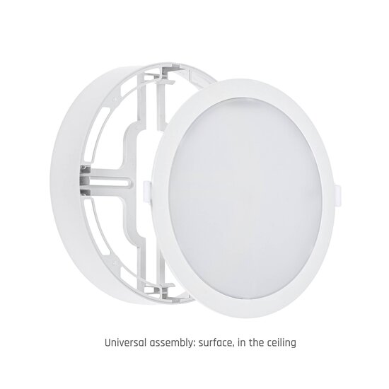 Spectrum LED Spectrum LED ALGINE 2IN1 SURFACE-RECESSED DOWNLIGHT 18W 1820LM WW 230V IP20 ROUND - Perfekte Beleuchtung für jeden Raum