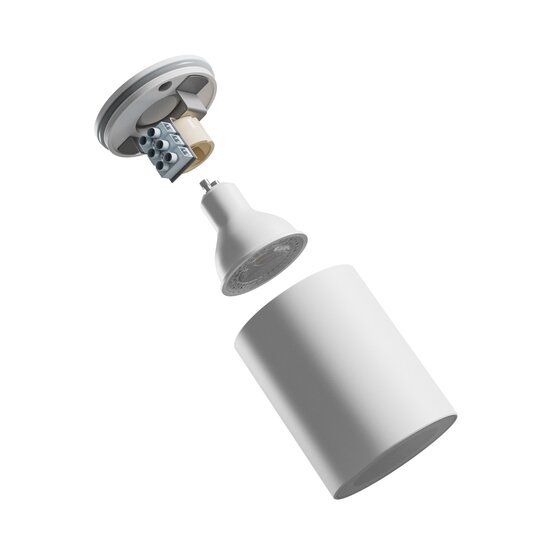 Spectrum LED Spectrum LED CHLOE GU10 GU10 250V IP44 70X90MM WHITE ROUND - Perfect ceiling lighting for any space