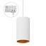 Spectrum LED Spectrum LED CHLOE GU10 3 PHASE TRACK MOUNTED GU10 250V IP20 70X128MM WHITE GOLD TUBE FIXED - Perfekte Beleuchtung für jeden Raum
