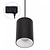 Spectrum LED Spectrum LED CHLOE ELEMENTO 3 PHASE TRACK MOUNTED GU10 250V IP20 FI95X138MM BLACK ROUND