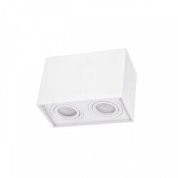Spectrum LED CHLOE DUO 2XGU10 IP20 RECTANGLE WHITE ADJUSTABLE SPOT