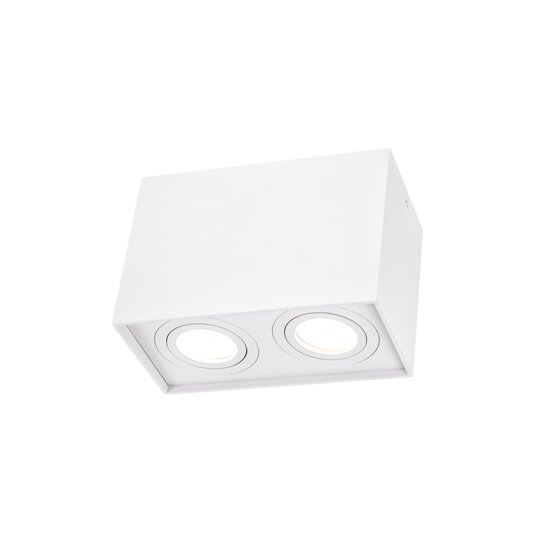 Spectrum LED Spectrum LED CHLOE DUO 2XGU10 IP20 RECTANGLE WHITE ADJUSTABLE SPOT - Create the perfect atmosphere in your space