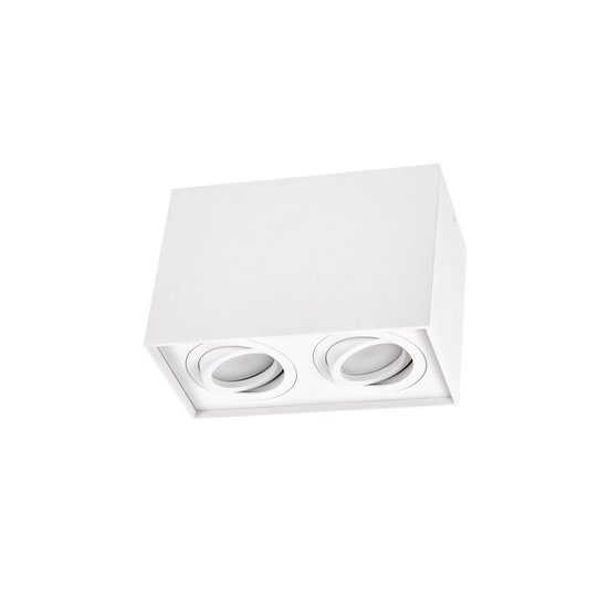 Spectrum LED Spectrum LED CHLOE DUO 2XGU10 IP20 RECTANGLE WHITE ADJUSTABLE SPOT - Create the perfect atmosphere in your space
