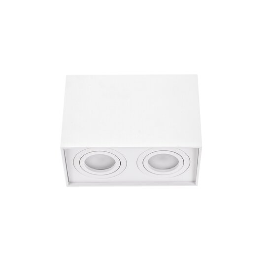 Spectrum LED Spectrum LED CHLOE DUO 2XGU10 IP20 RECTANGLE WHITE ADJUSTABLE SPOT - Create the perfect atmosphere in your space