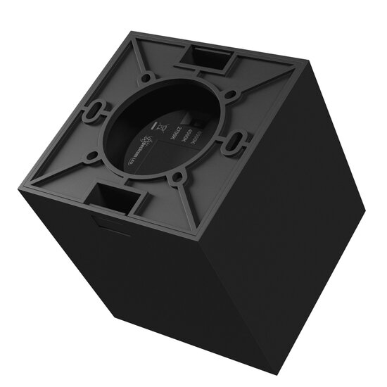Spectrum LED Spectrum LED CHLOE COMPLETE SURFACE 7W CCT 230V 45ST IP20 UGR<19 FI90X100MM BLACK SQUARE - Perfect lighting for any space