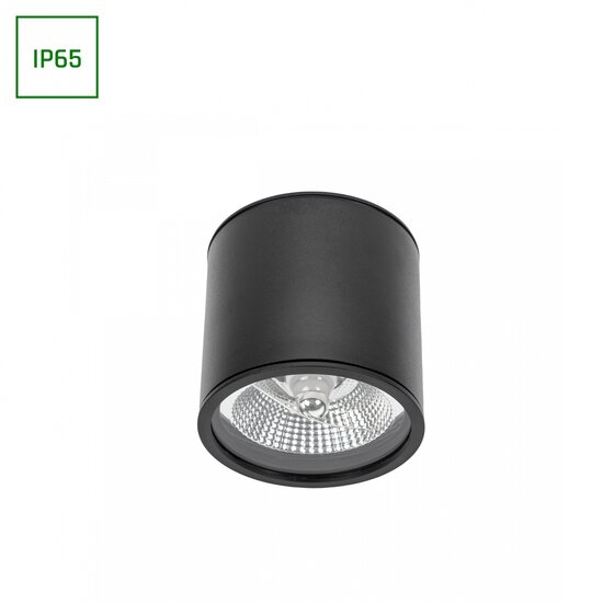 Spectrum LED Spectrum LED CHLOE AR111 GU10 IP65 ROUND BLACK - Perfect lighting for any space