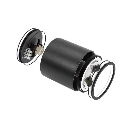 Spectrum LED Spectrum LED CHLOE AR111 GU10 IP65 ROUND BLACK - Perfect lighting for any space