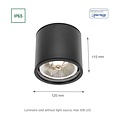 Spectrum LED Spectrum LED CHLOE AR111 GU10 IP65 ROUND BLACK - Perfect lighting for any space