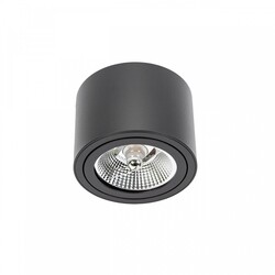 Spectrum LED CHLOE AR111 GU10 IP20 ROUND BLACK, ADJUSTABLE